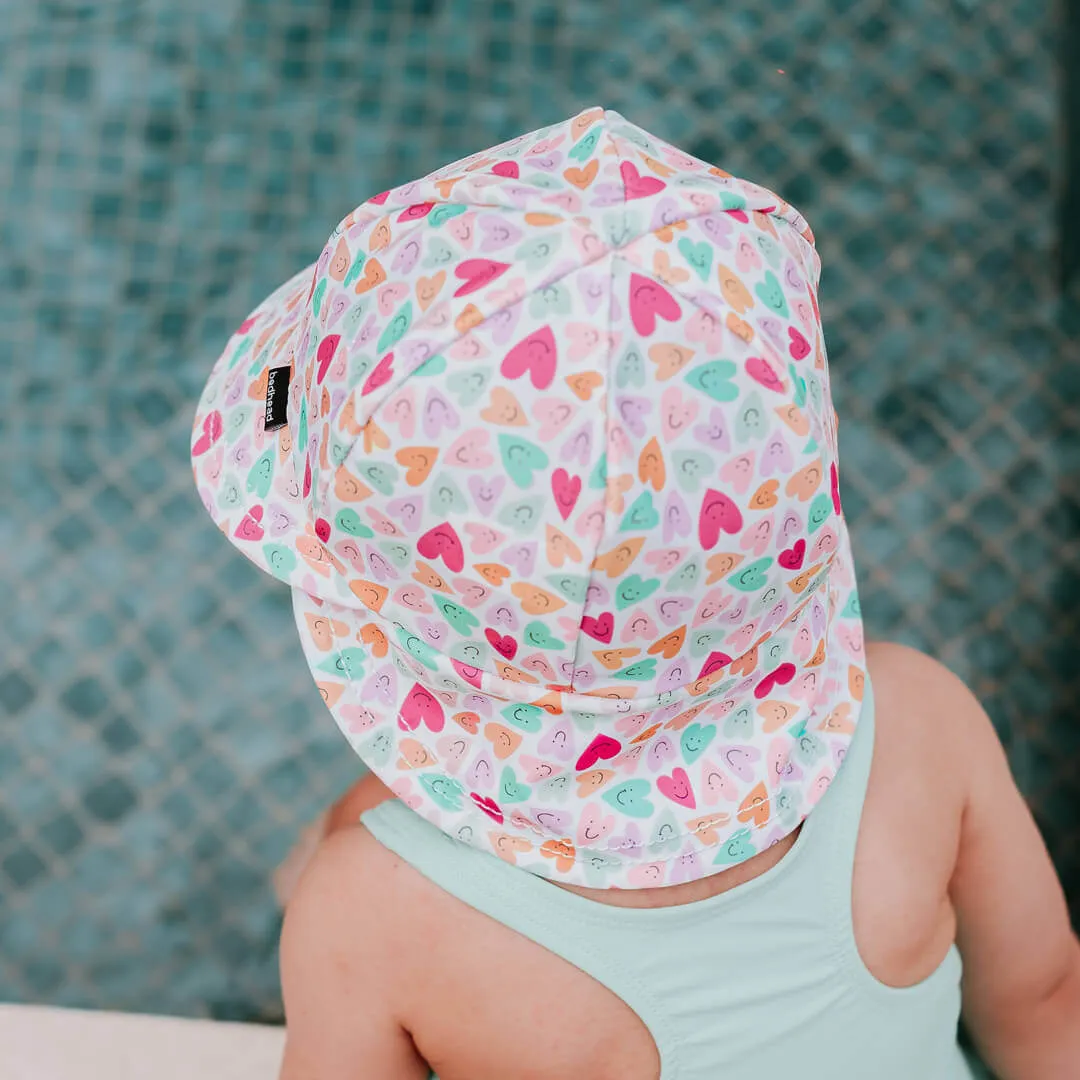 Baby Swim Legionnaire Flap Beach Hat - Sweetheart