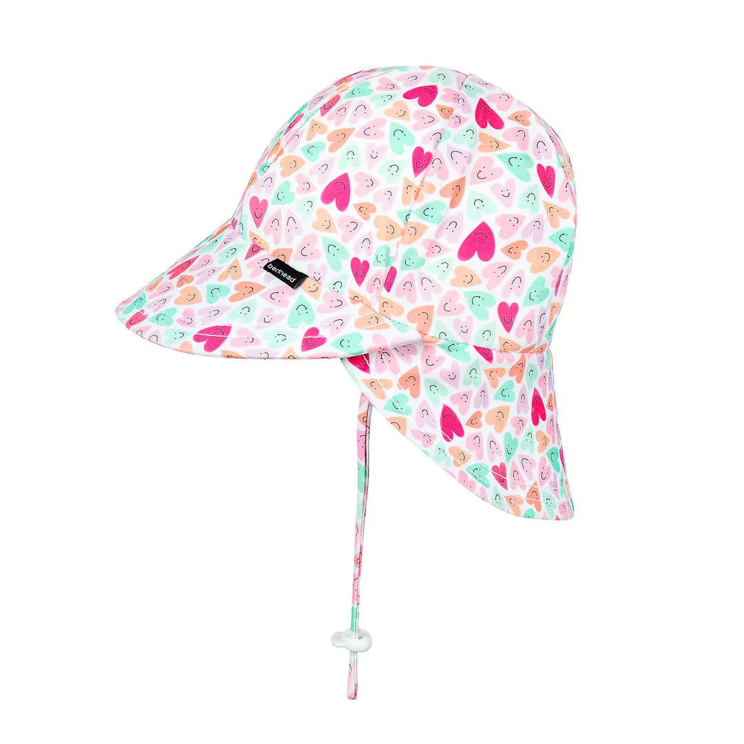 Baby Swim Legionnaire Flap Beach Hat - Sweetheart