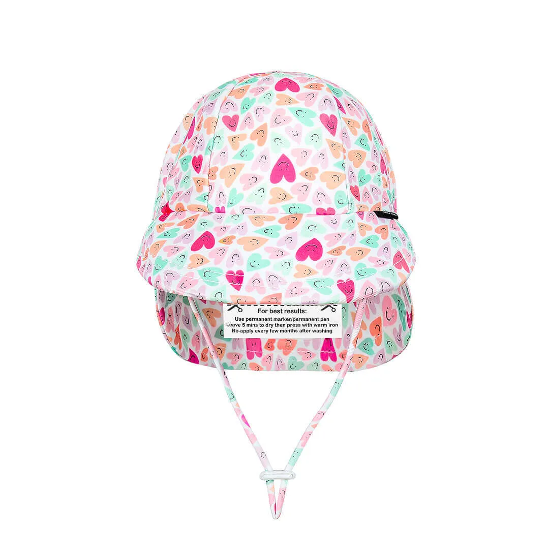 Baby Swim Legionnaire Flap Beach Hat - Sweetheart