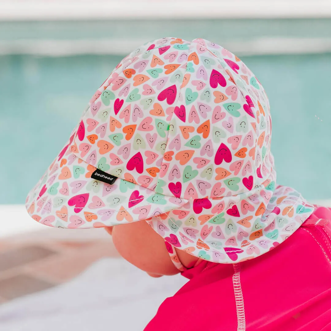 Baby Swim Legionnaire Flap Beach Hat - Sweetheart