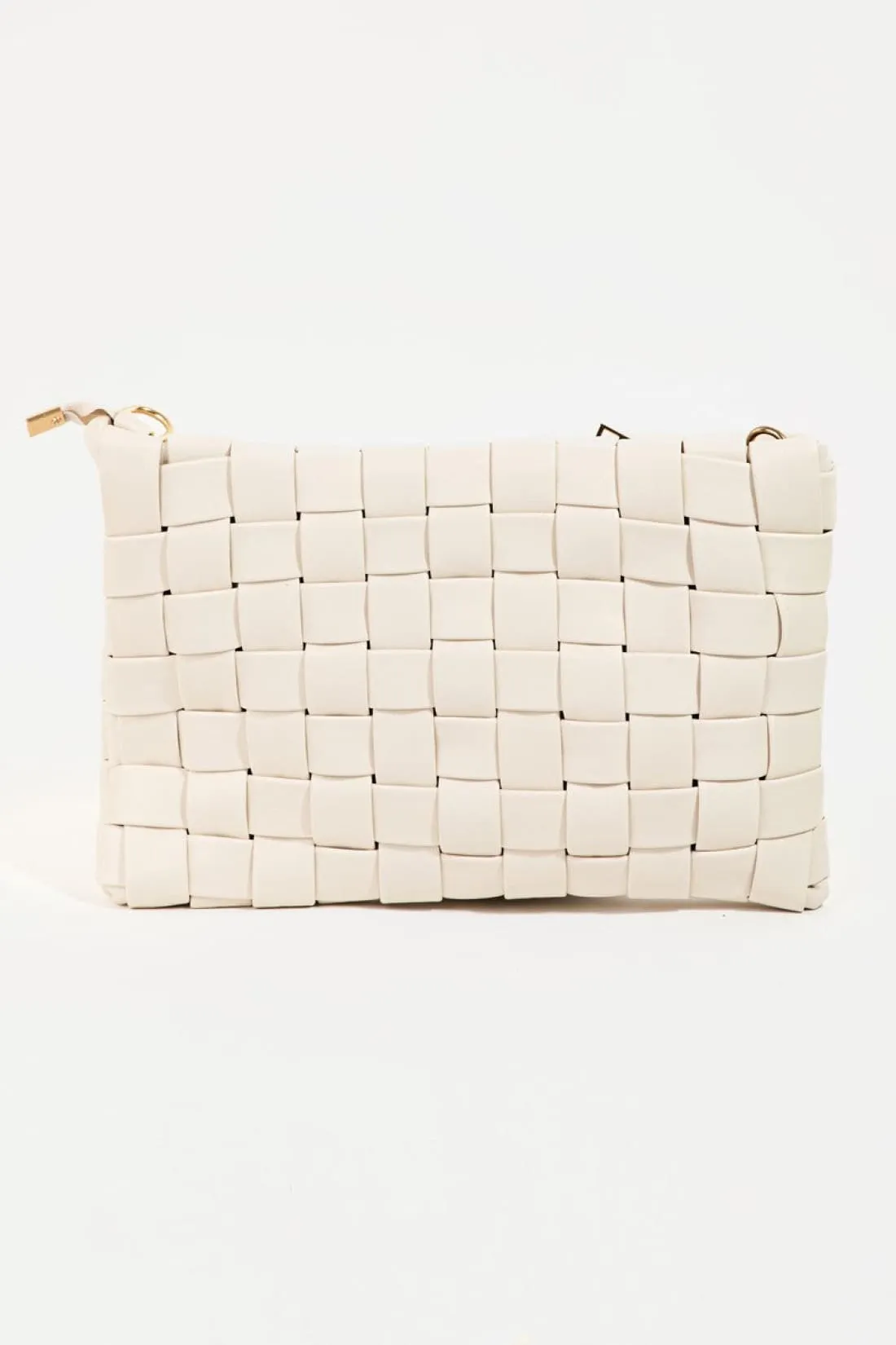 Basket Weave  Crossbody Bag