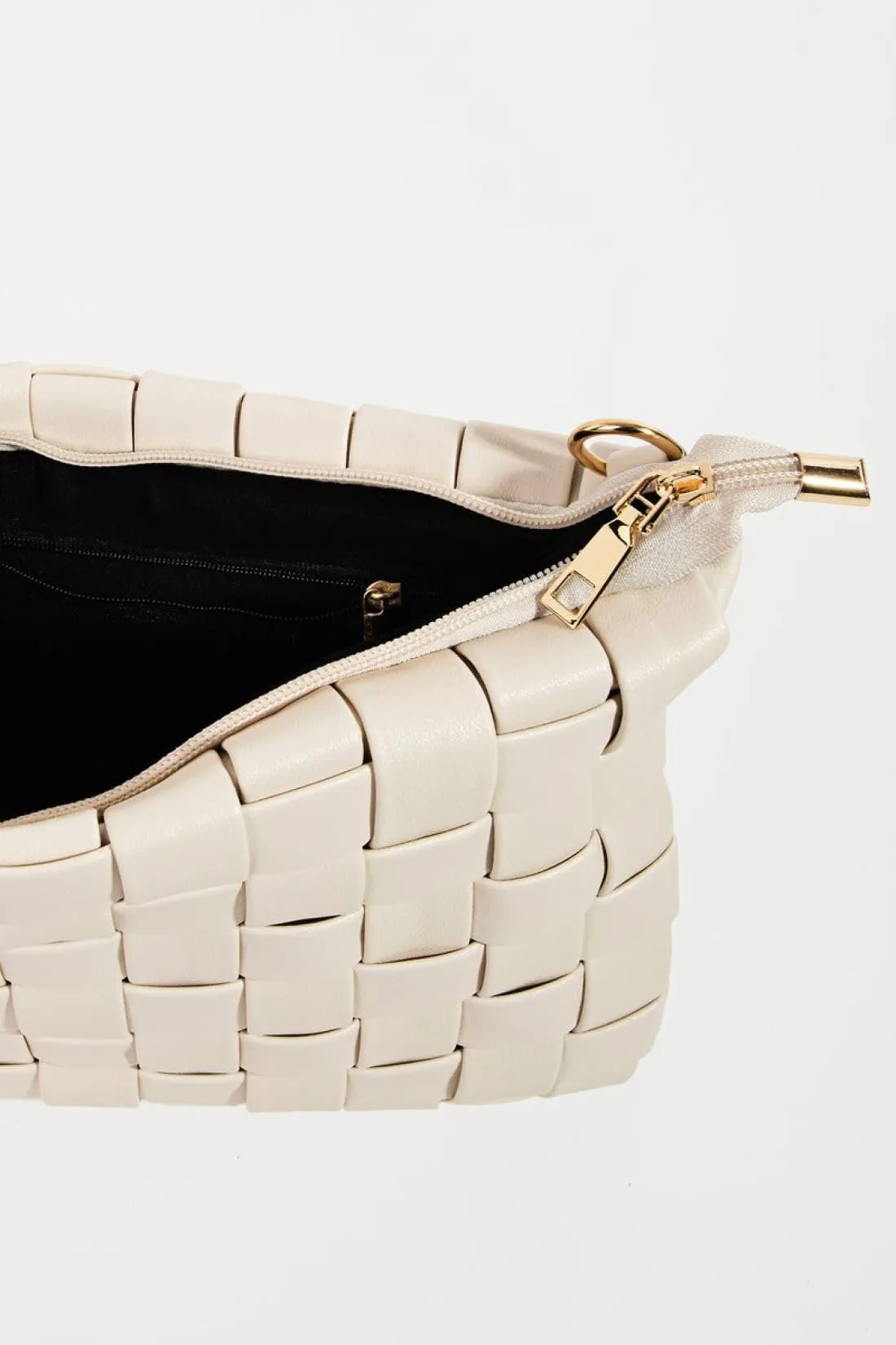 Basket Weave  Crossbody Bag