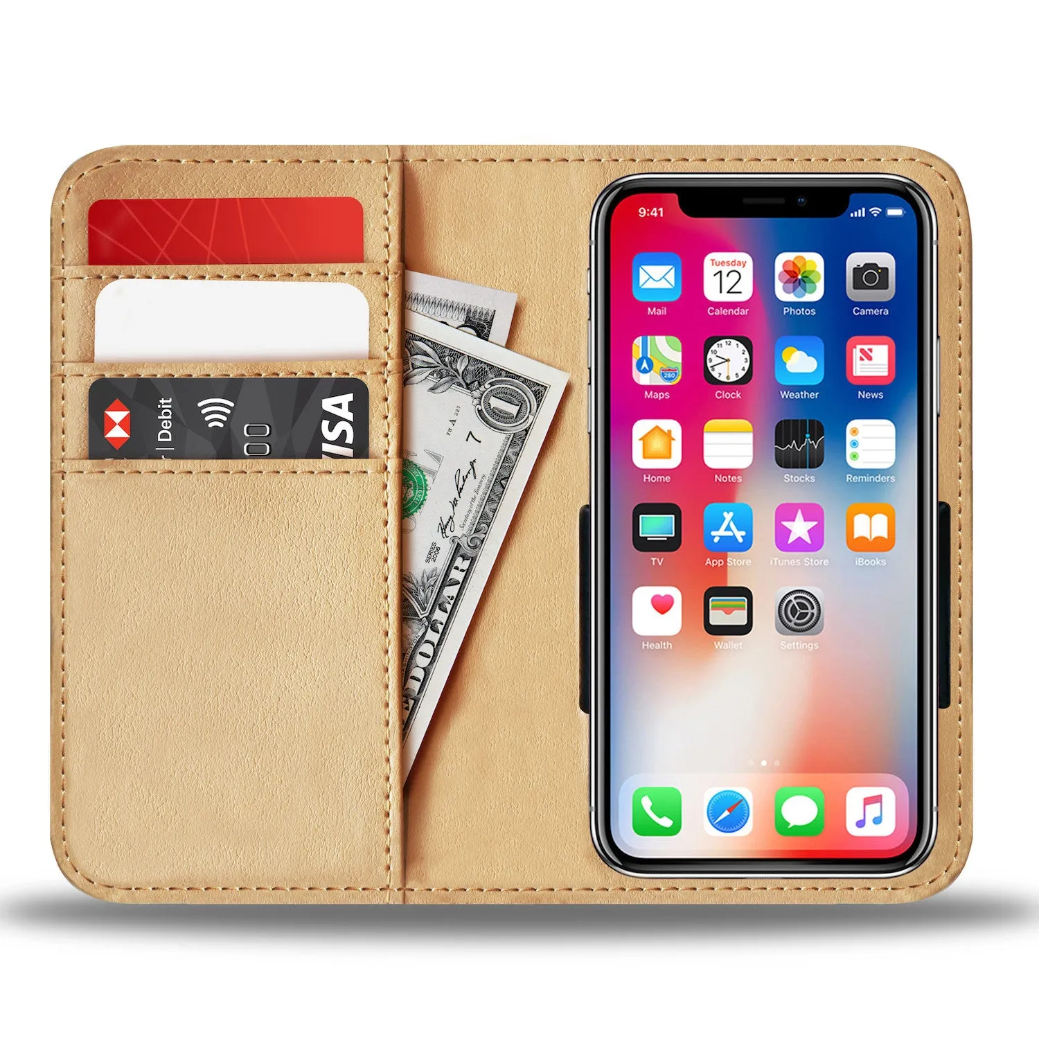 Bible Eye Chart with Crosses Wallet Case