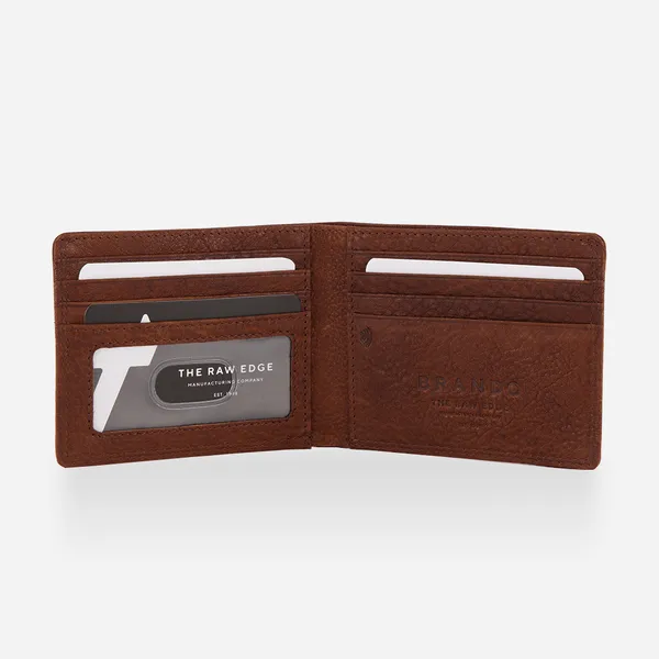 Brando Slim Traditional Billfold Tan