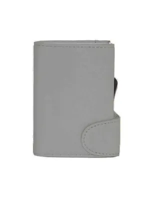 C-Secure Italian Leather RFID Wallet Fog