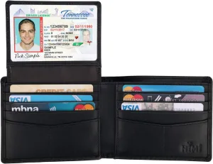 Carbon Fiber Trifold Wallet With 2 ID Window