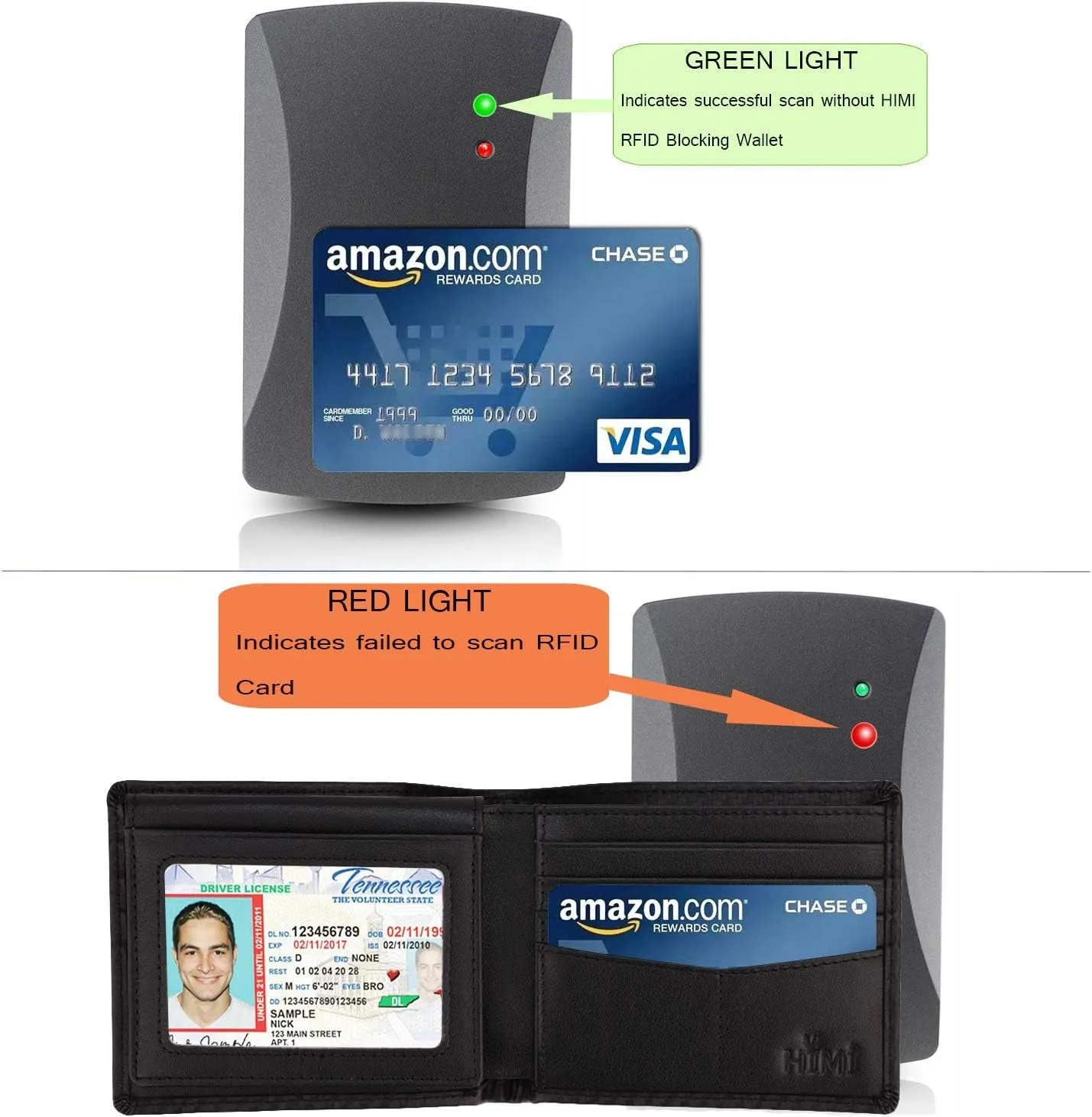 Carbon Fiber Trifold Wallet With 2 ID Window