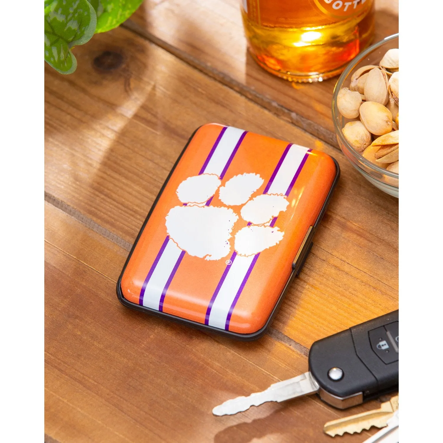 Clemson University, Hard Case Wallet,7wlt912hc