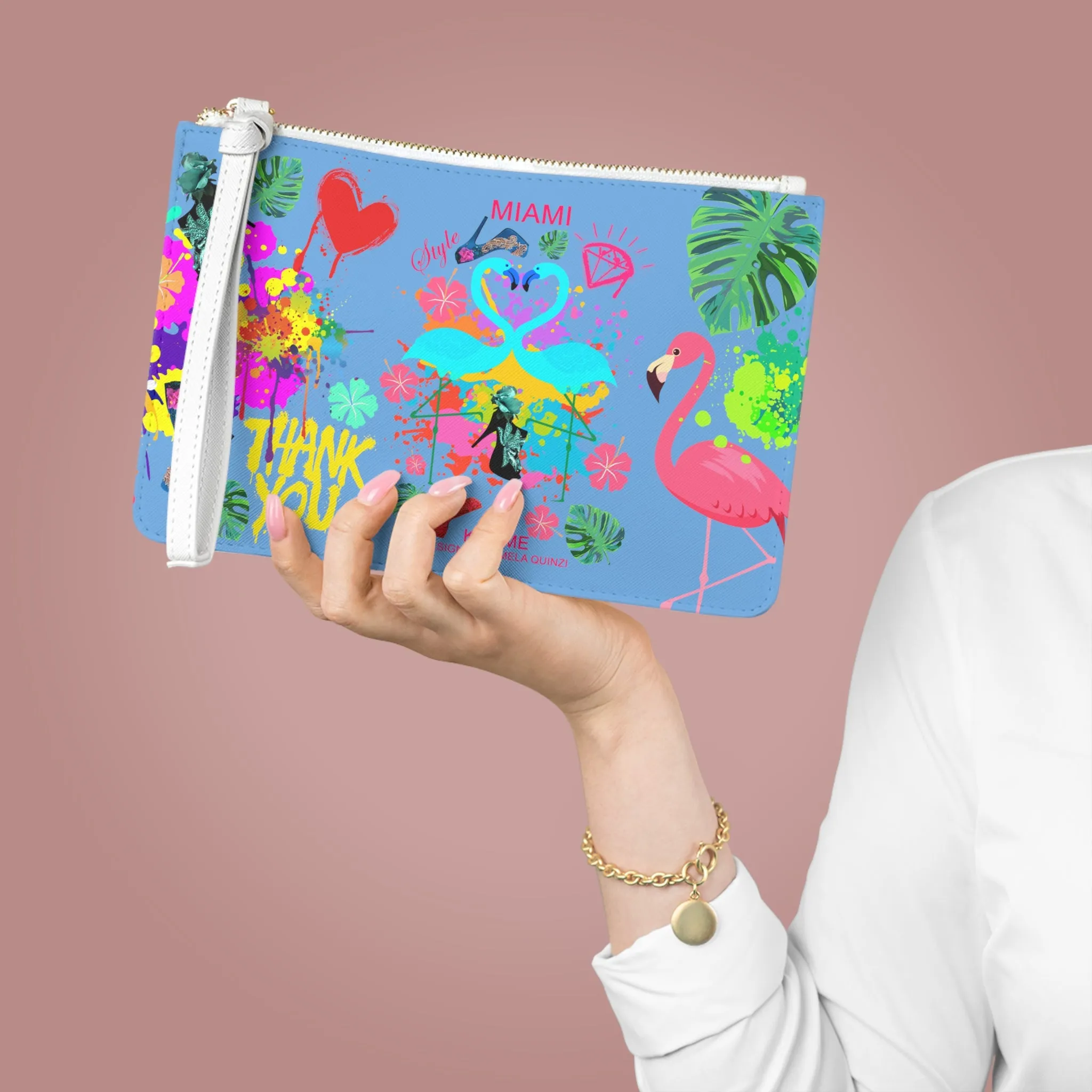 Clutch Bag 'Flamingo'