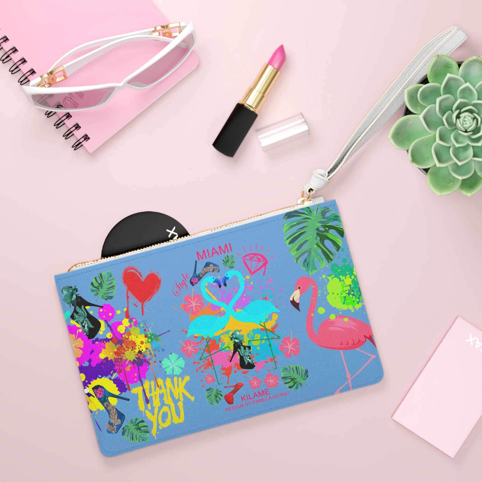 Clutch Bag 'Flamingo'