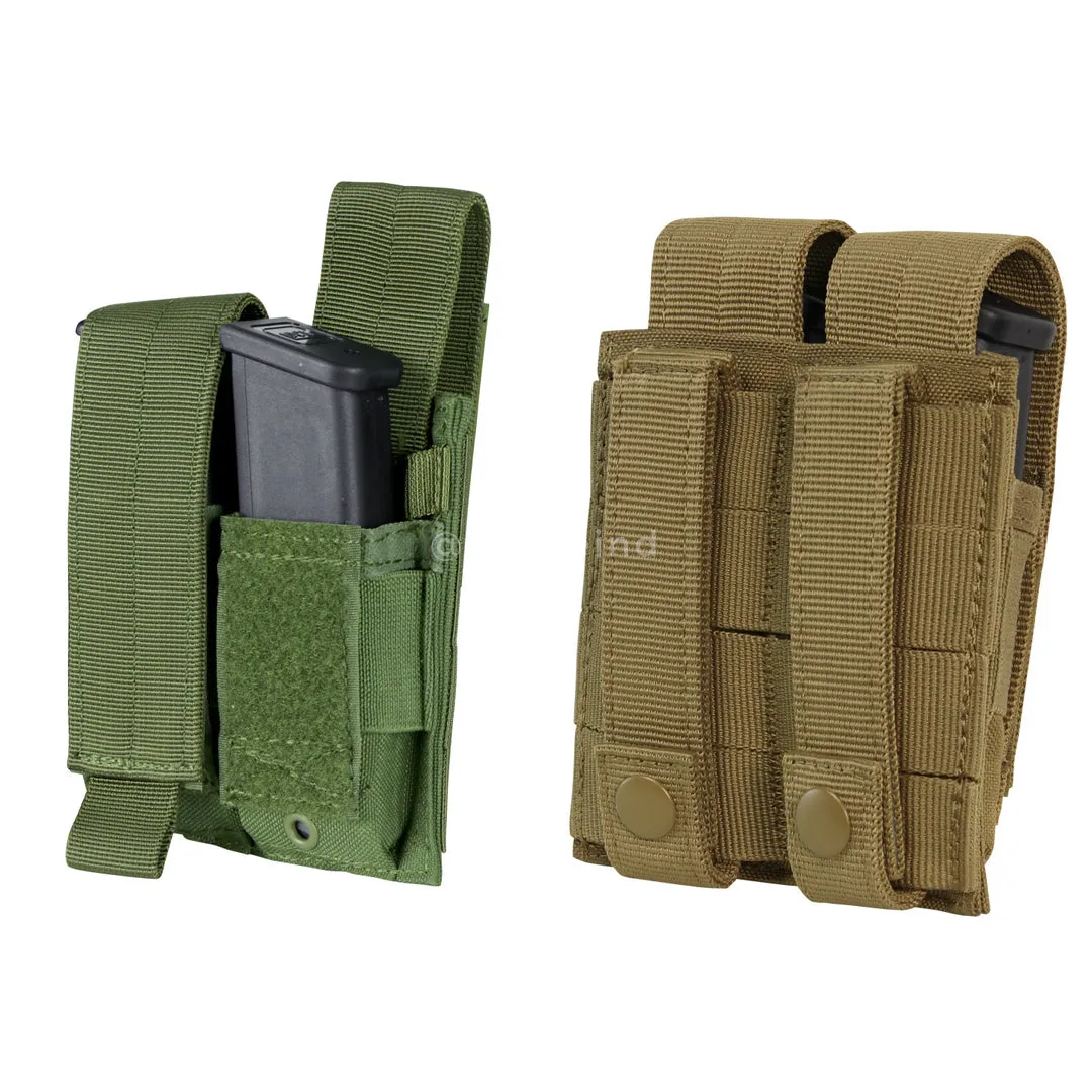 Condor - Black - Double Pistol Mag Pouch