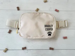 Customized Dog Name Crossbody Belt Bag