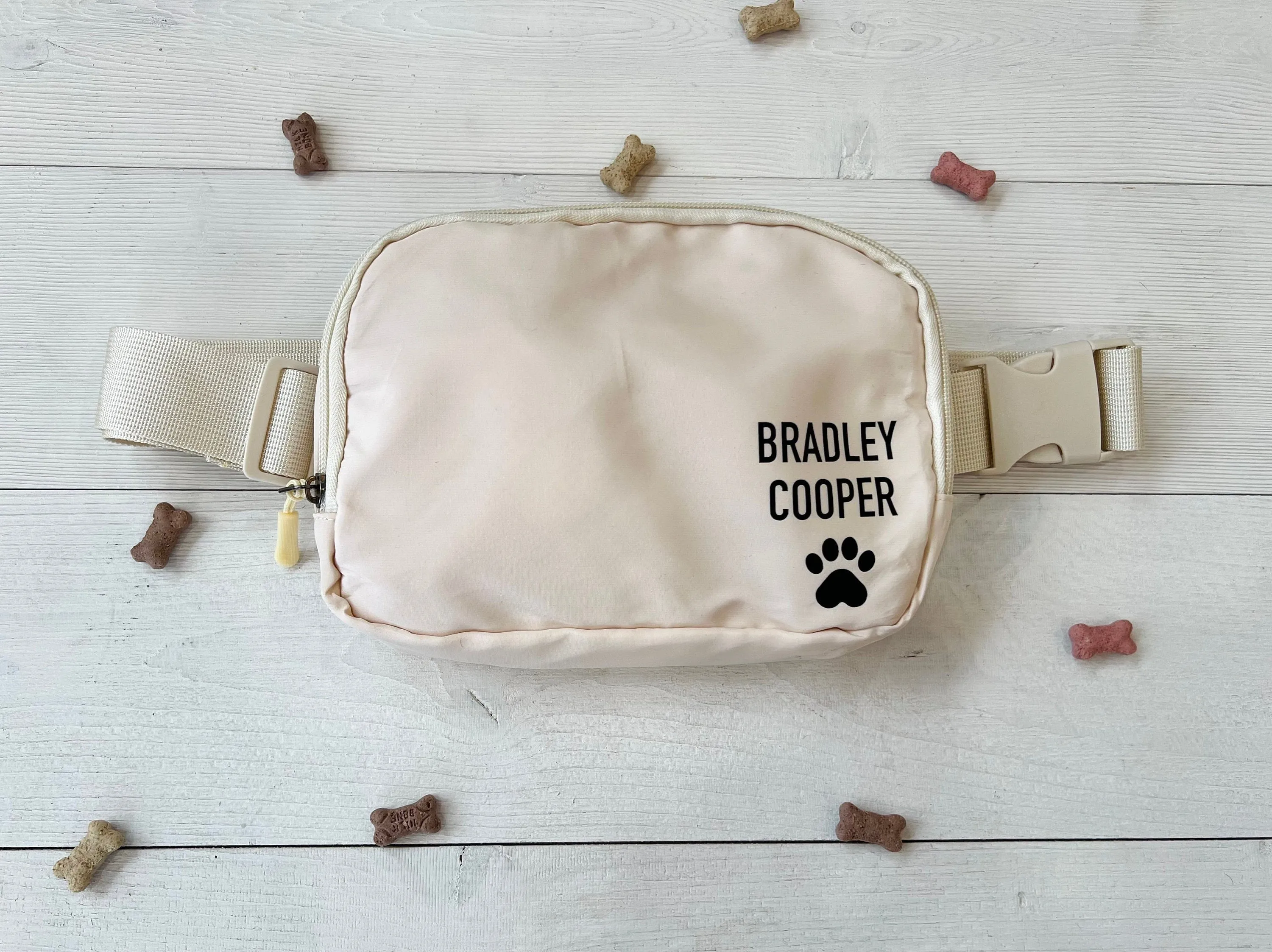 Customized Dog Name Crossbody Belt Bag