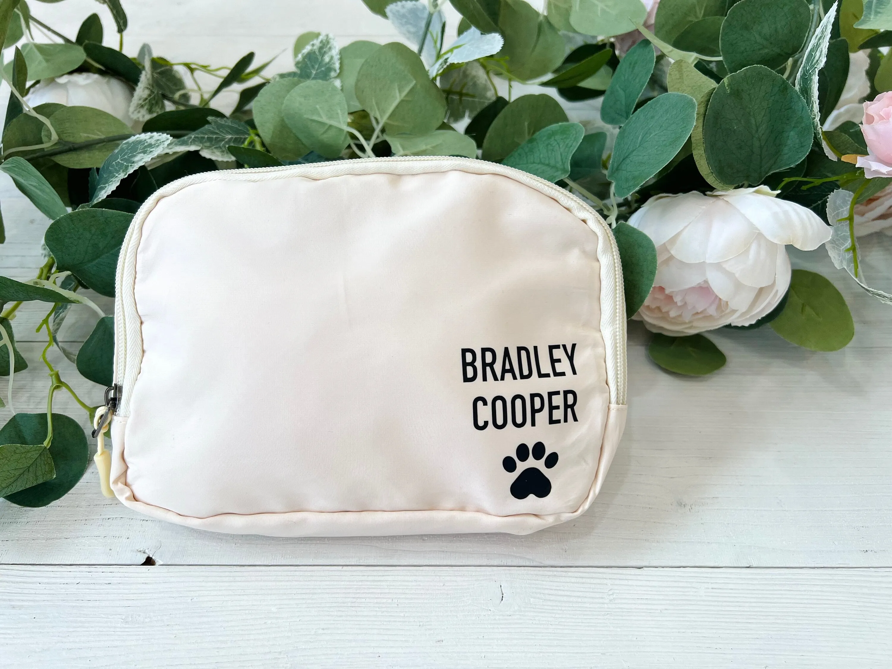 Customized Dog Name Crossbody Belt Bag