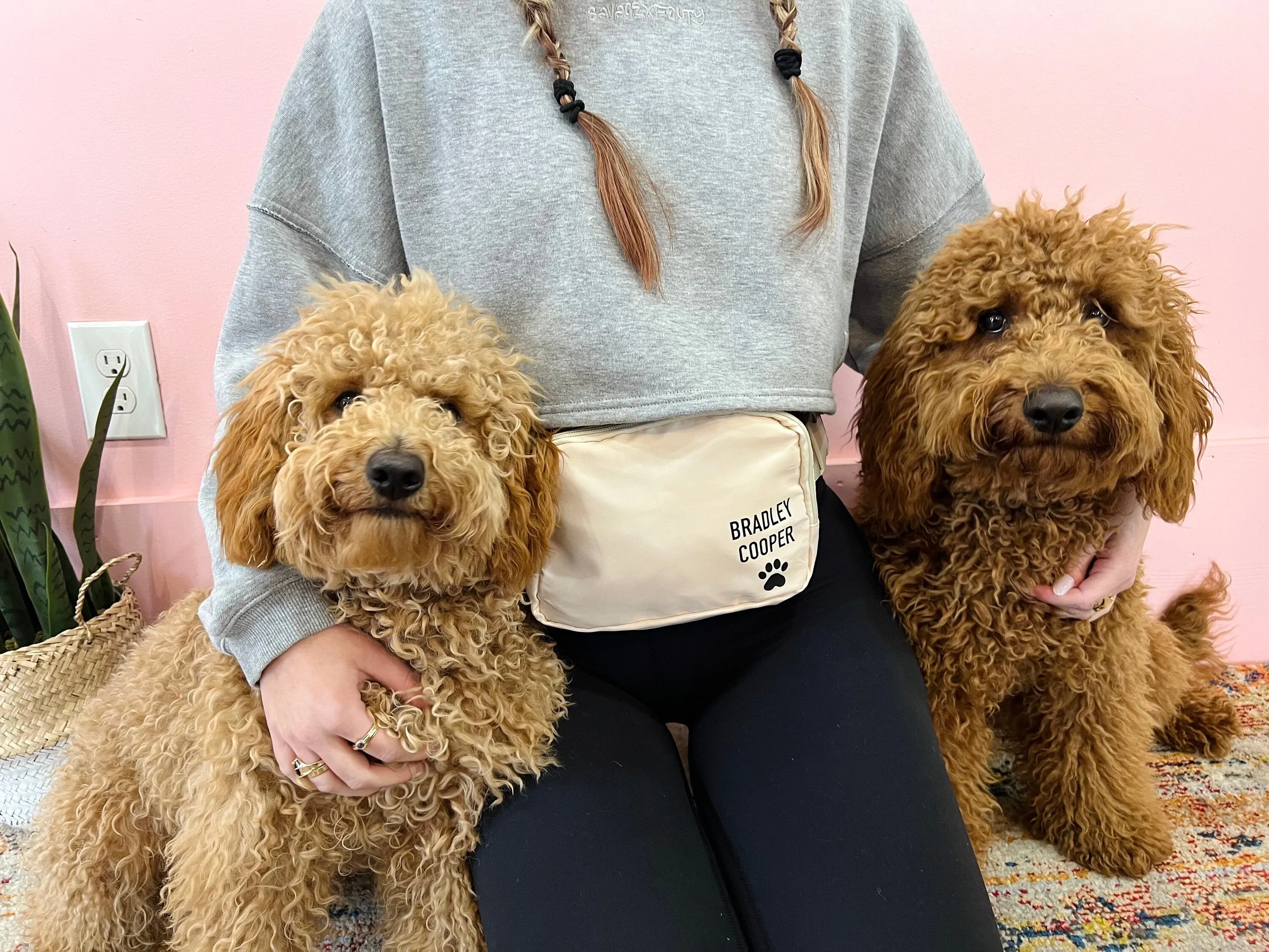 Customized Dog Name Crossbody Belt Bag