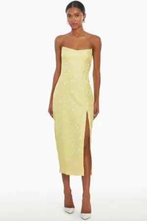 Darcie Midi Dress by Amanda Uprichard - RENTAL