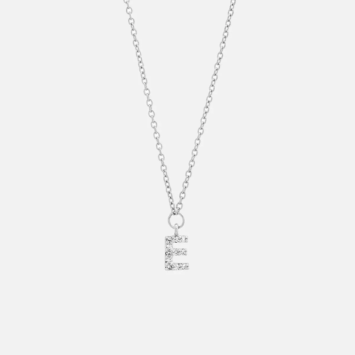 Diamond Mini Initial Necklace