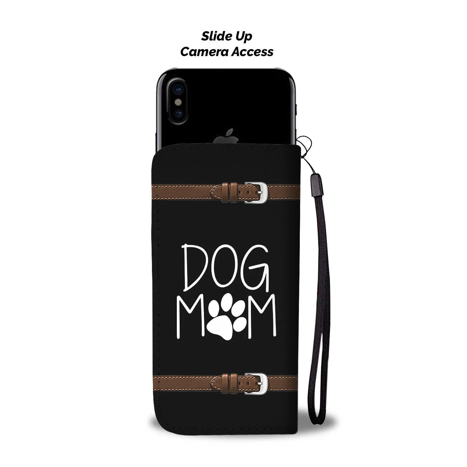DOG MOM Phone Wallet Case