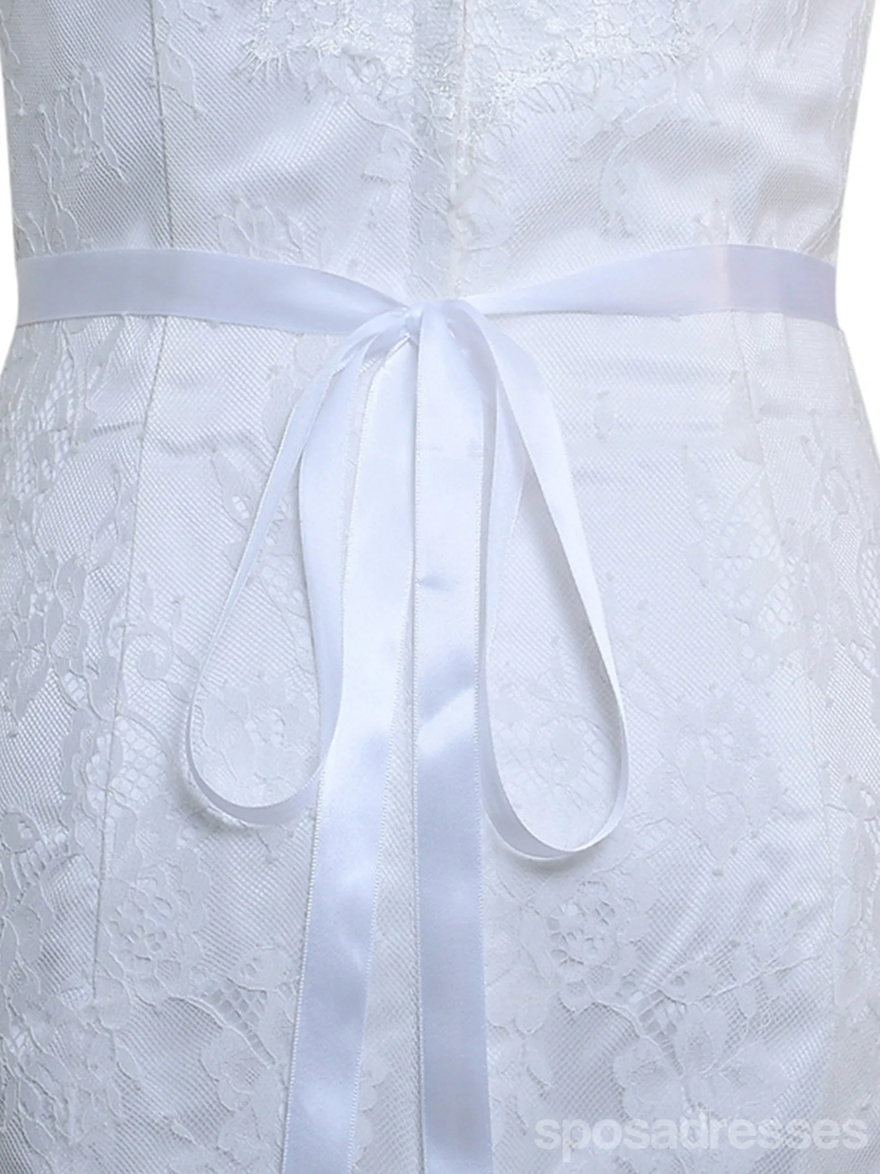 Elegant Sparkly Beaded Thin Brides Sash For Wedding,S440