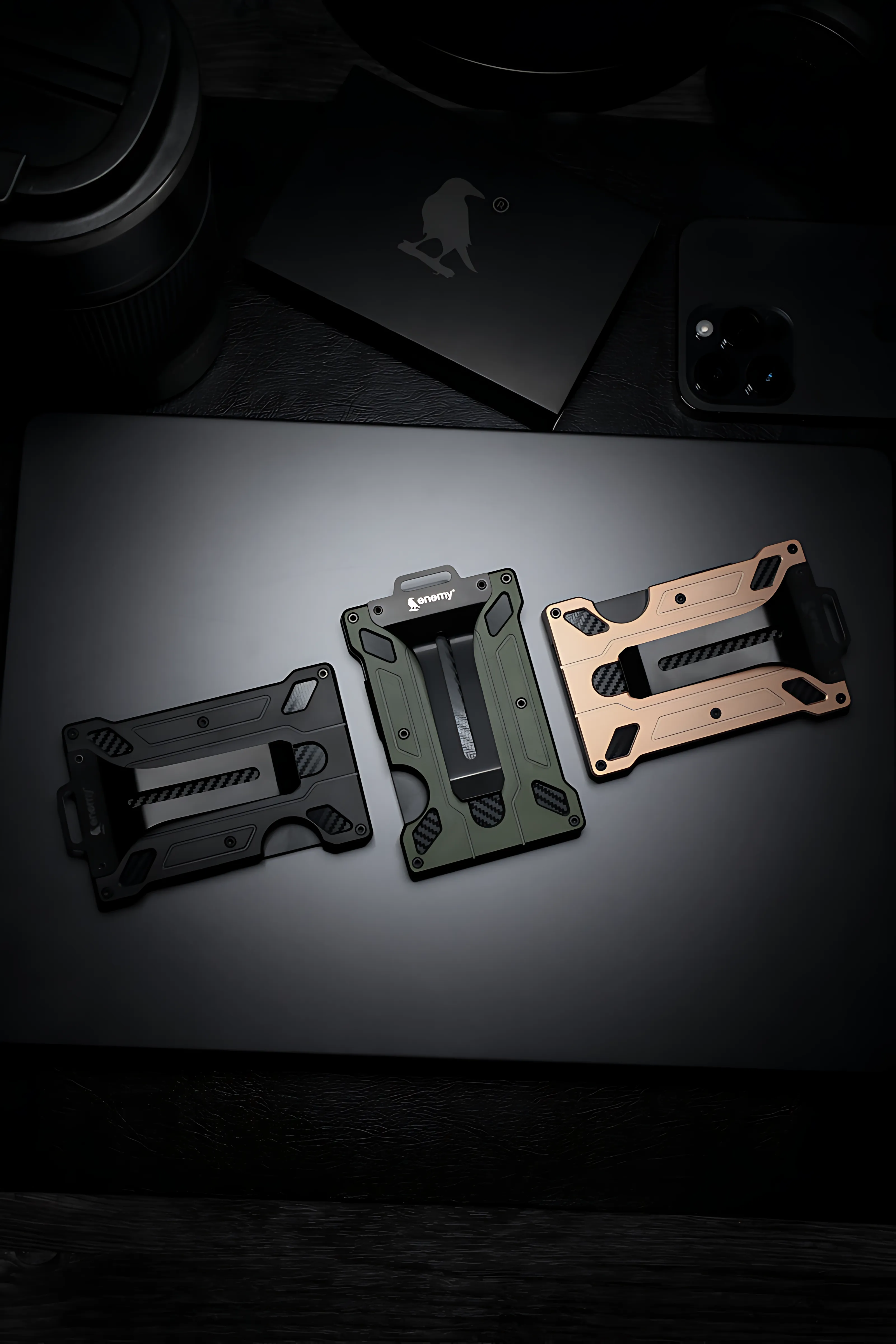 Enemy Black Card Holder