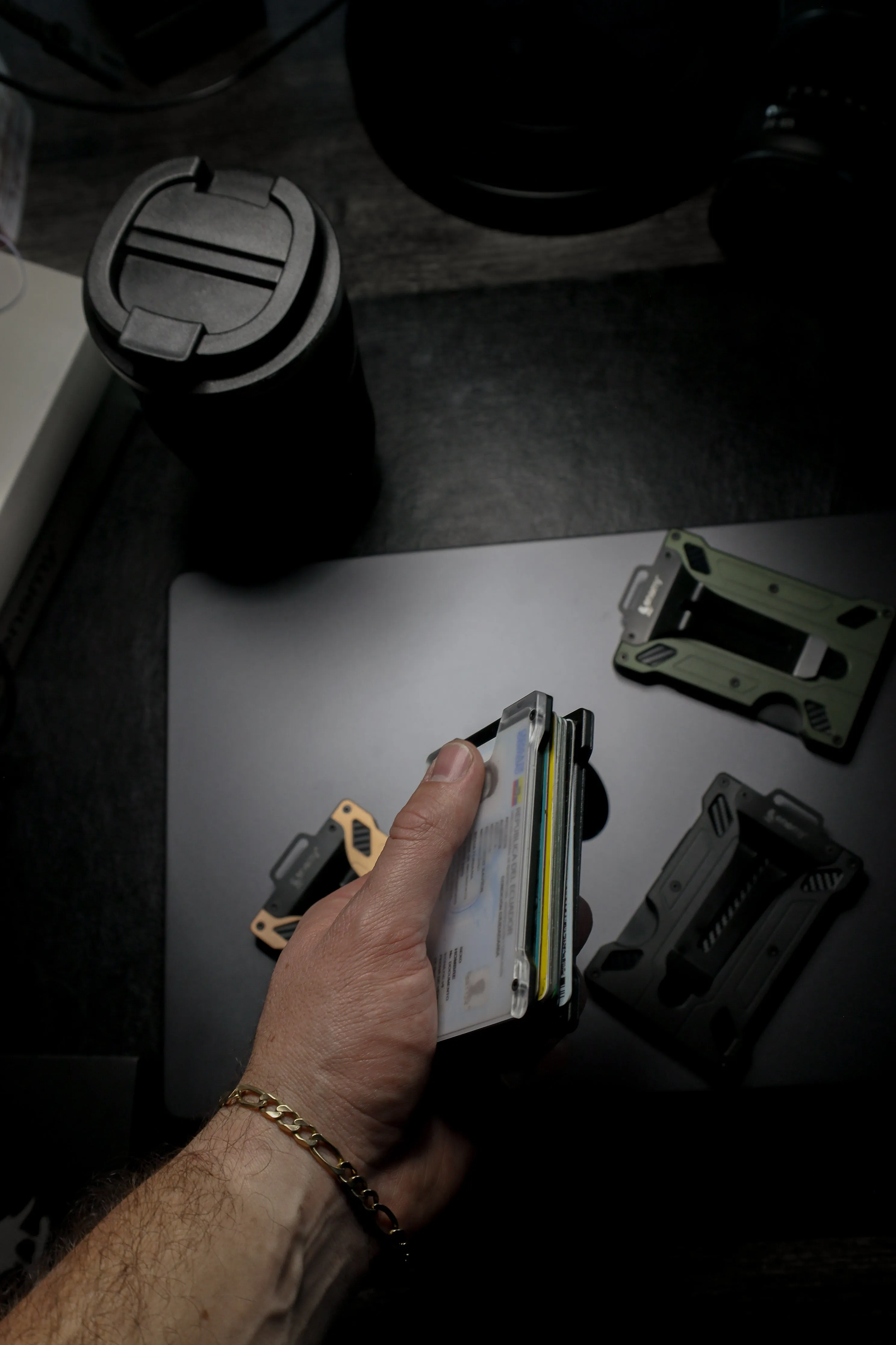 Enemy Black Card Holder