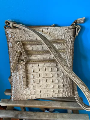 Faux Leather Croc crossbody purse