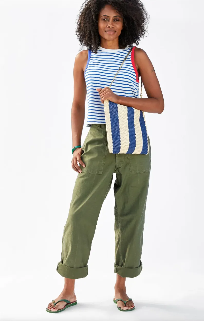 Foldover Clutch with Tabs