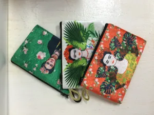Frida Kahlo Zippered Pouches