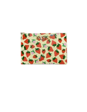 Gucci Zumi Strawberry Print Pouch