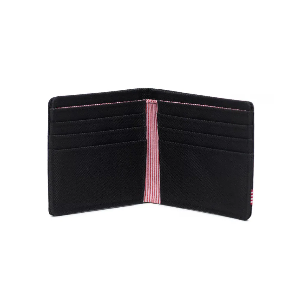 HERSCHEL ROY RFID WALLET - BLACK/BLACK