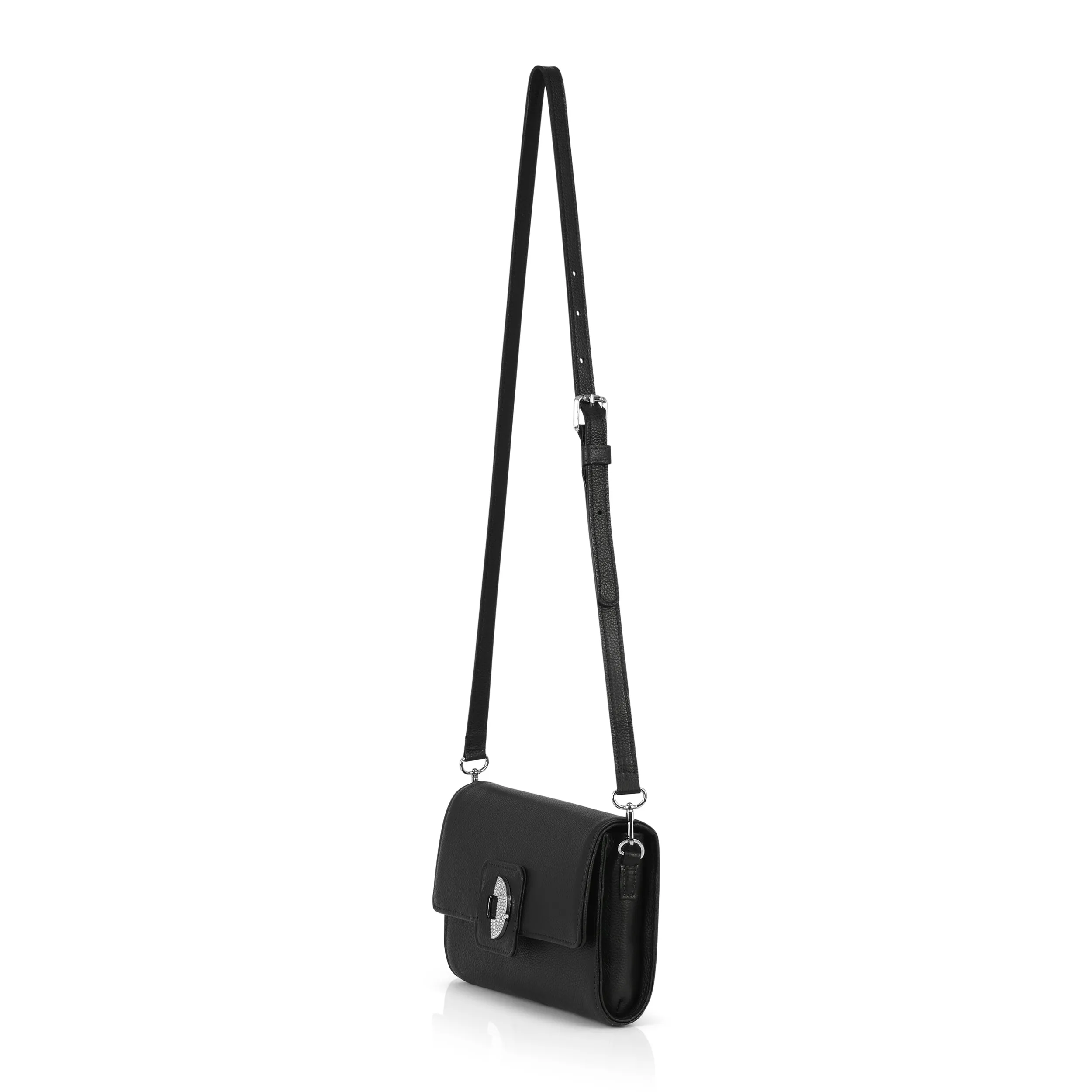 Kelley Shoulder Bag -  Black Pebble