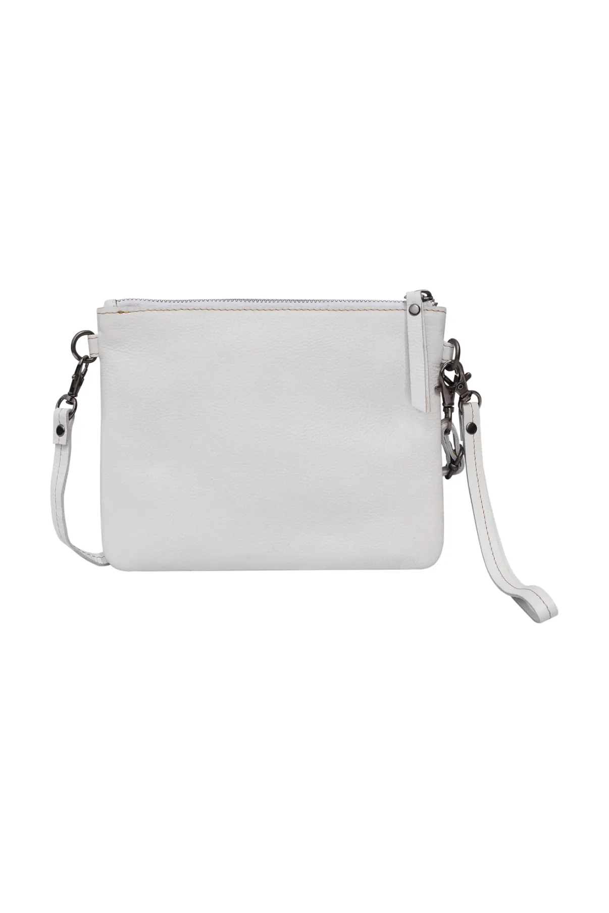 Latico Leathers- 89 Degrees Wristlet - Black, Cognac, and White