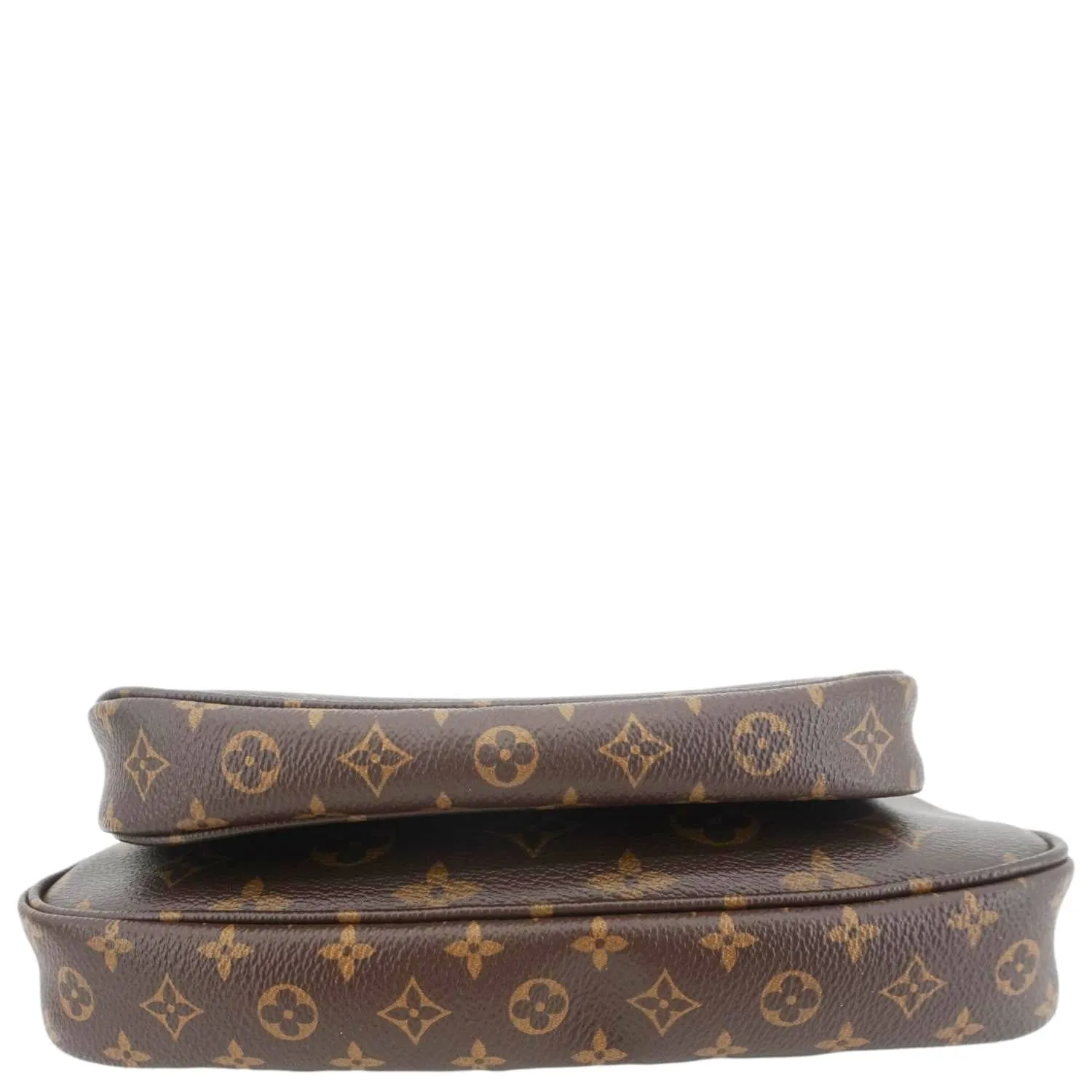 LOUIS VUITTON Multi Pochette Accessoires Monogram Canvas Crossbody Bag Brown