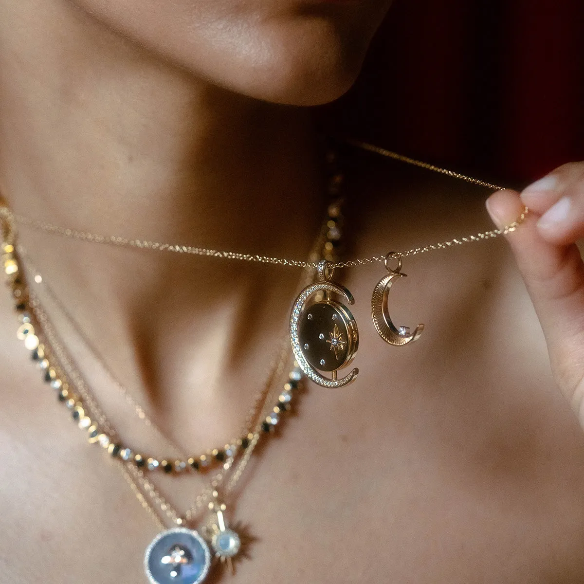 Luna Locket Necklace