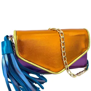 Menbur Multi Coloured Small Clutch Bag