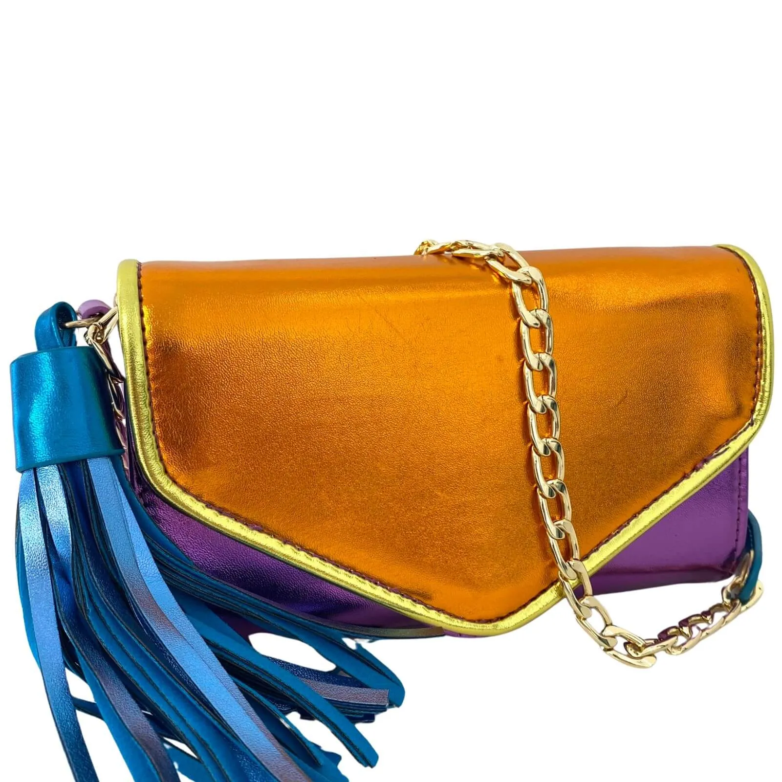 Menbur Multi Coloured Small Clutch Bag