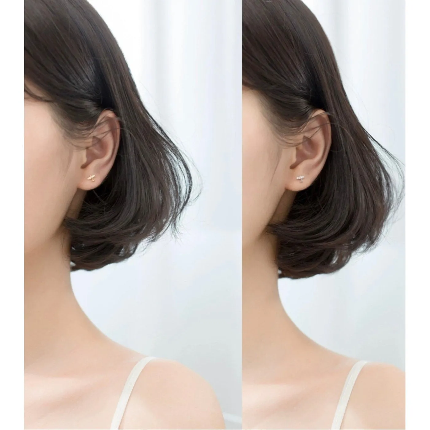 Mini Airplane Stud Earrings-ECZ010