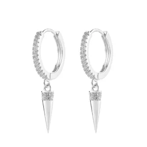 Mini Huggie Hoops Dangle Earrings Spikes