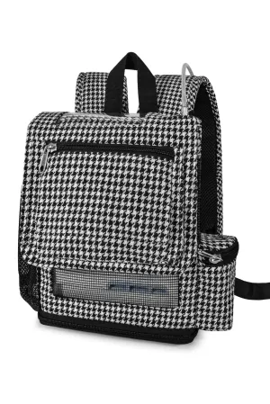 o2totes Inogen One G5 Lightweight Backpack w/Pockets - Houndstooth