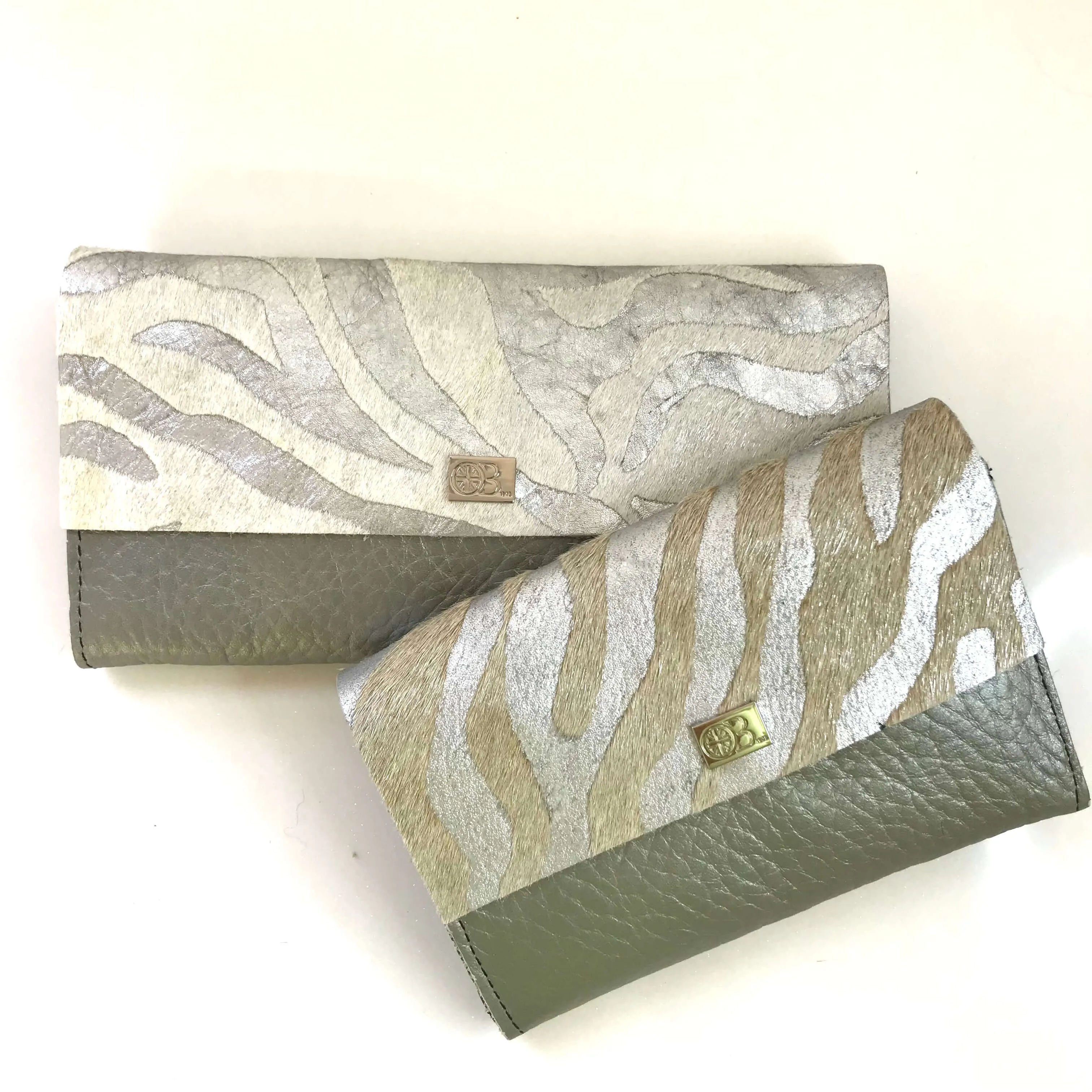 Owen Barry Small Vermont Leather Purse - Zebra Koala