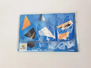Pine & Apple blue plastic covered clutch