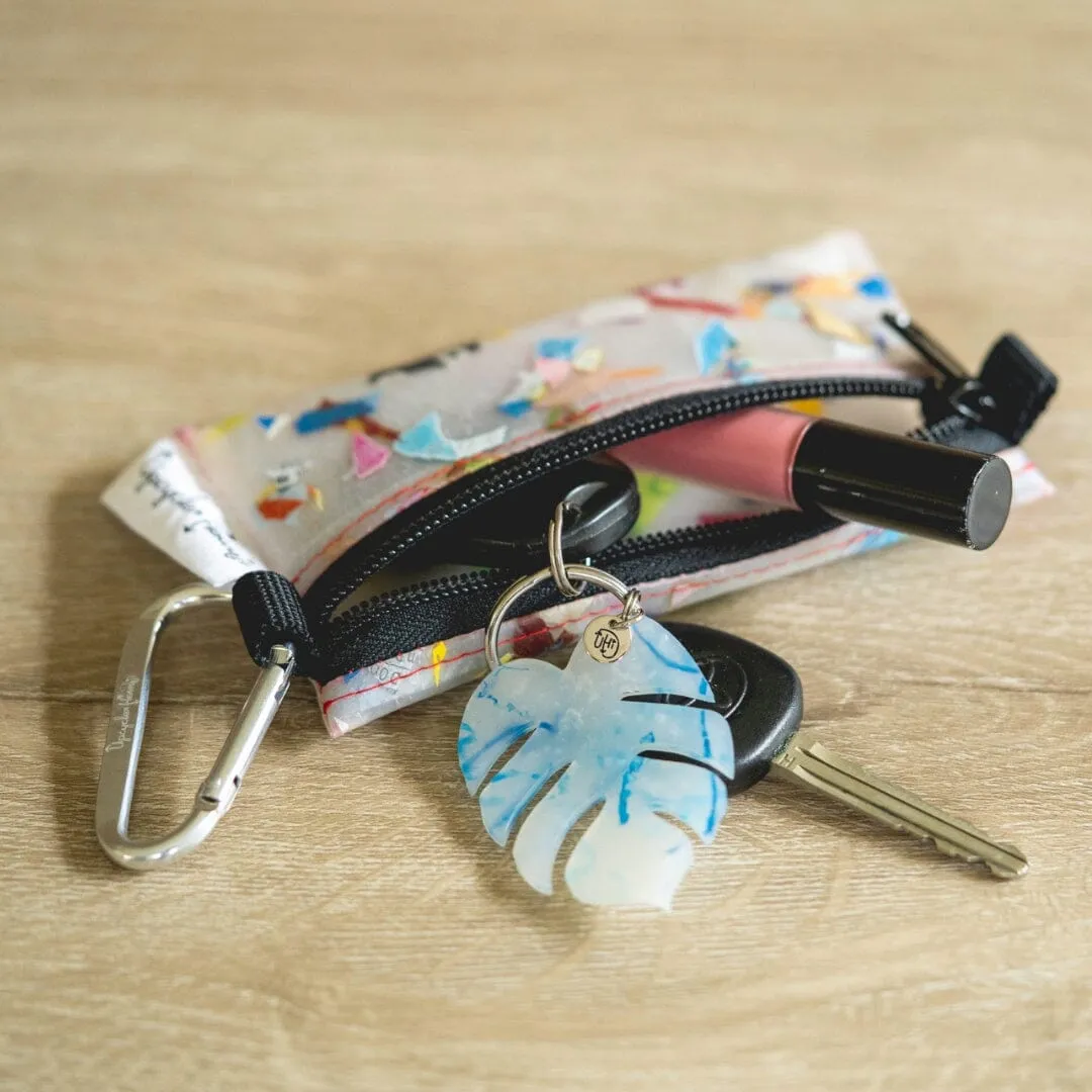 Plastic-Fetti Zipper Pouches, Small