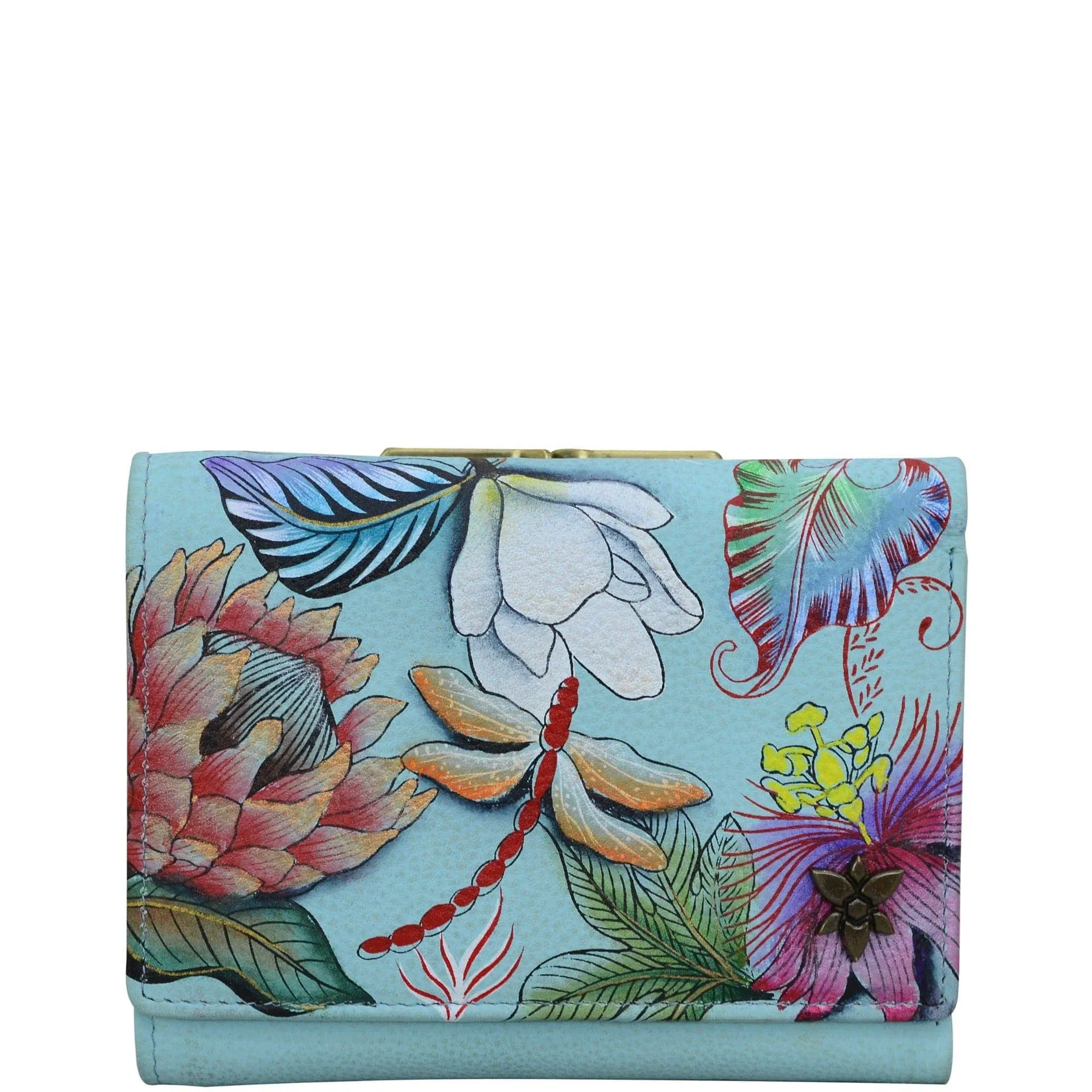 RFID Blocking Small Flap French Wallet - 1138