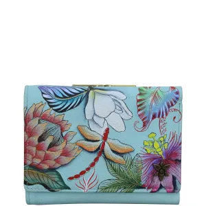 RFID Blocking Small Flap French Wallet - 1138