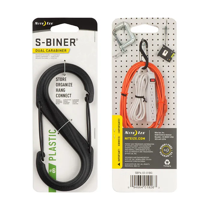 S-Biner® Plastic Dual Carabiner