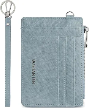 Small Wallet For Women RFID Wristlet Keychain Wallet