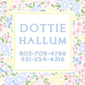 Summer Floral Square Luggage Tag