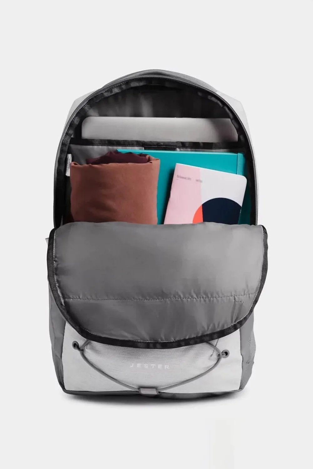 The North Face Jester Backpack for Women in White | NF0A3VXG-EP4