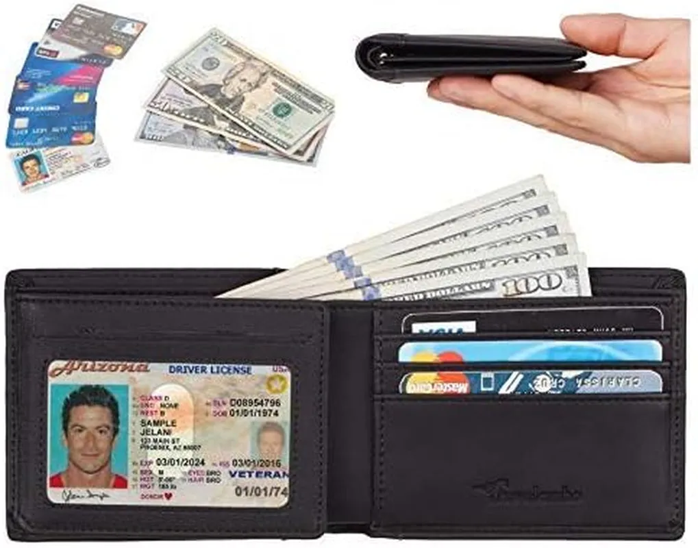 Trifold RFID Blocking Mens Wallet
