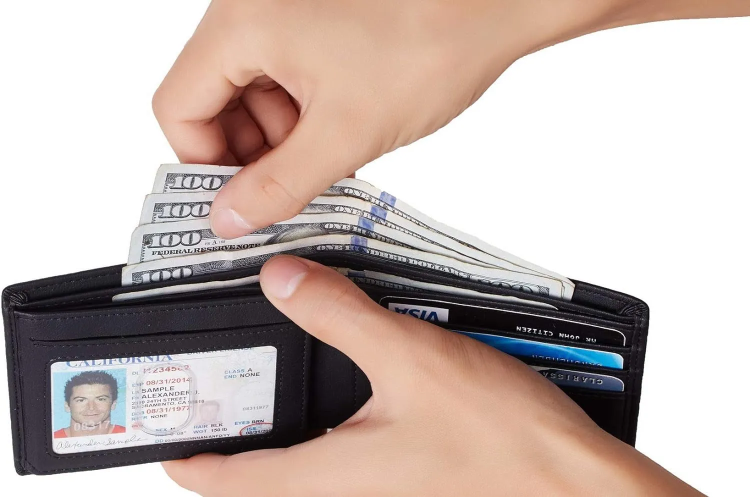 Trifold RFID Blocking Mens Wallet